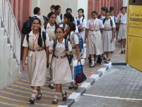 Un grupo de estudiantes en un colegio de Emiratos Árabes. (Fuente externa)