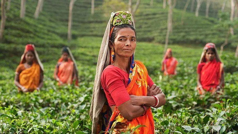 Mujeres en la India.