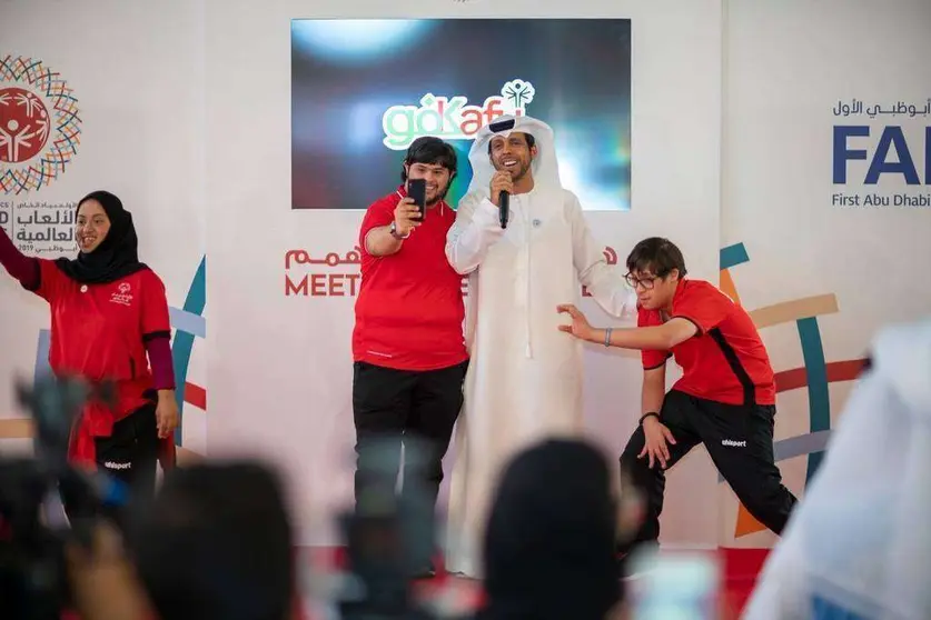 Una de las presentaciones realizadas durante la primera jornada del evento de captación de voluntarios de Special Olimpics World Games. (@WorldGamesAD)