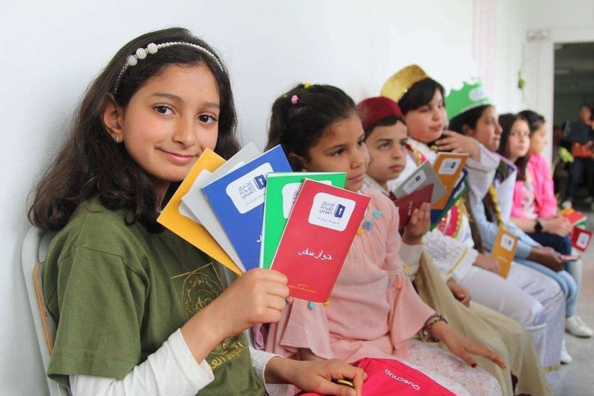 El reto de lectura árabe ha movilizado a más de 10 millones de escolares este año. (WAM)