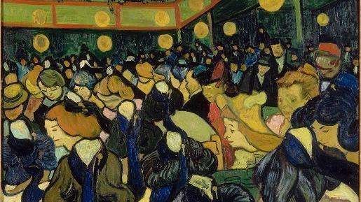 El 'Salón de baile en Arlés' de Vicent van Gogh es una de las obras cedidas a Louvre Abu Dhabi.