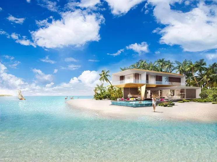 Una vivienda en la Isla de Alemania en Dubai.