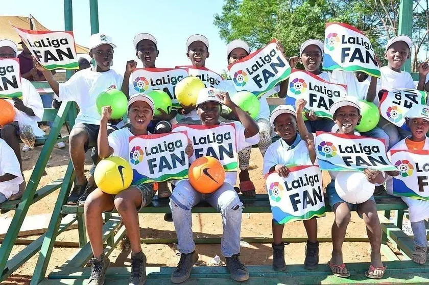 LaLiga está formando a miles de niños en todo el mundo. (Cedida)