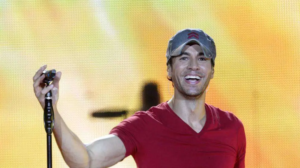 El cantante español Enrique Iglesias.