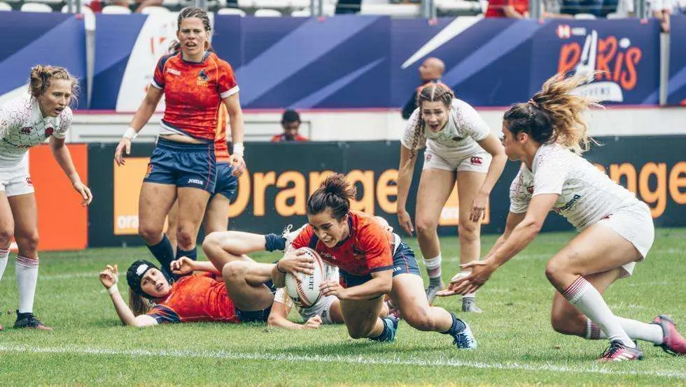 La selección española de rugby.