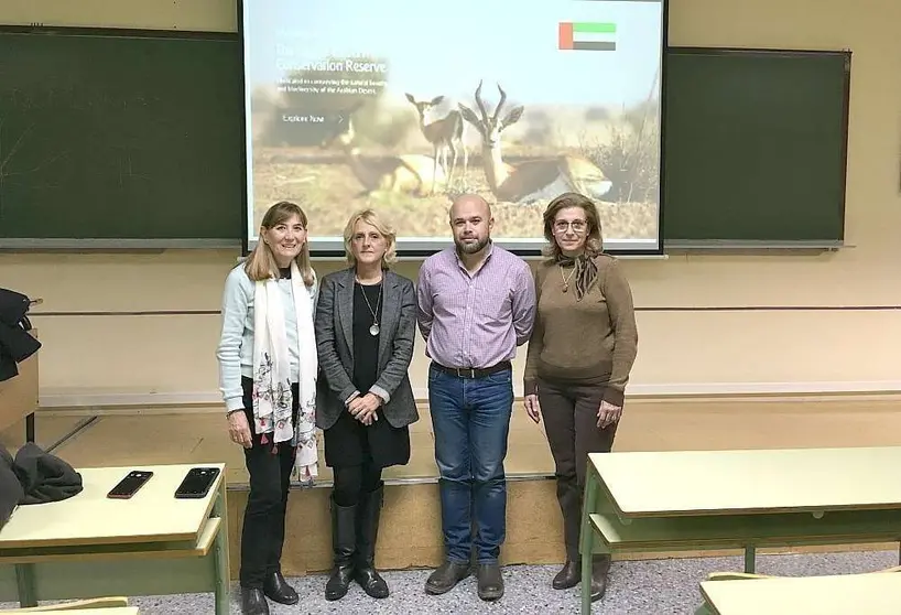 De derecha a izquierda, Ana Carmen Durán, Tamer Khafaga, Teresa Navarro y María del Mar Trigo. (Cedida)