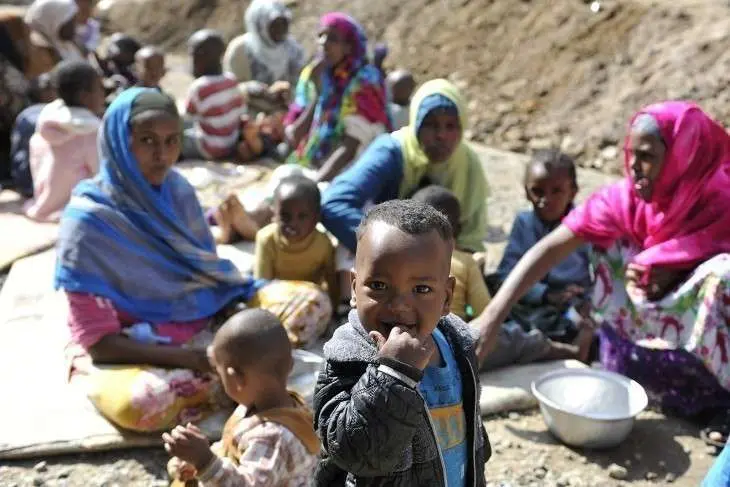 Una imagen de refugiados en Yemen a moso ilustrativo. (Fuente externa)