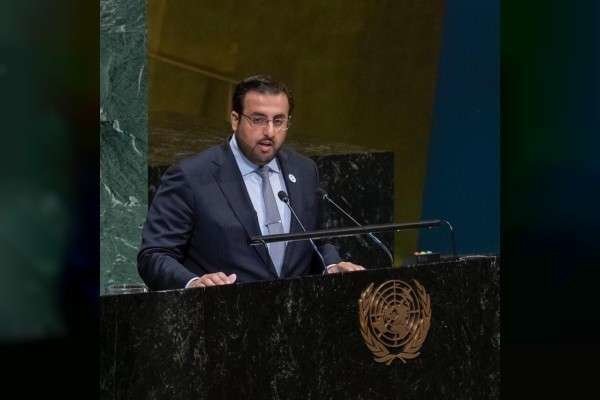 Saud Hamad Al Shamsi, representante permanente adjunto de Emiratos Árabes Unidos ante la ONU.