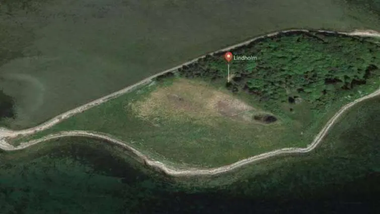 La isla danesa de Lindholm.