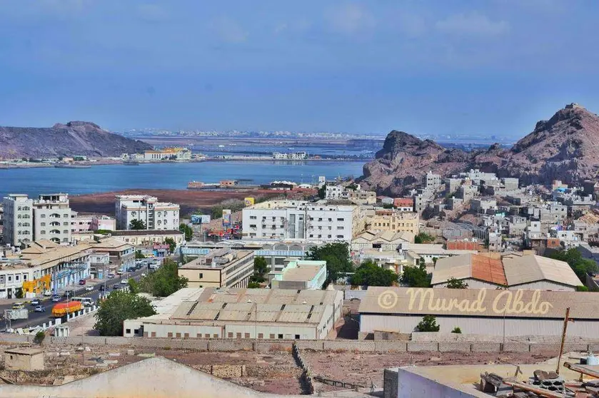 Una imagen de la ciudad del sur de Yemen, Adén.