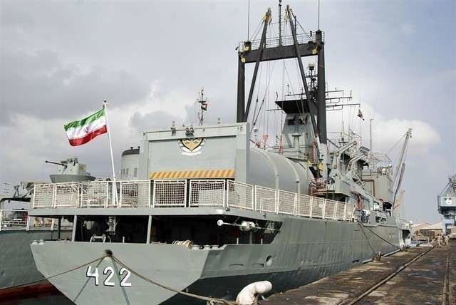 En la imagen de Reuters, un buque de Irán.