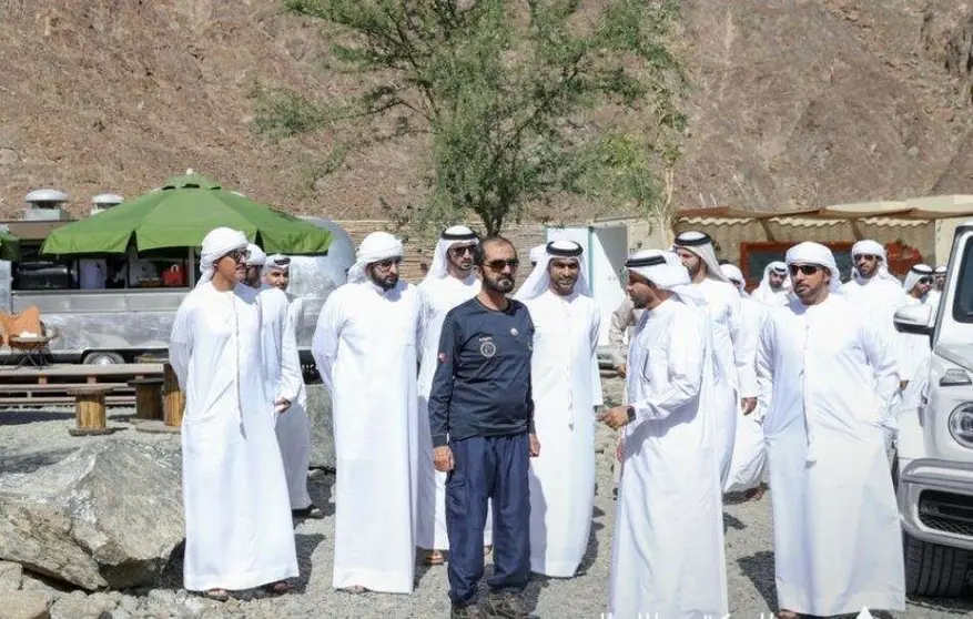 El gobernante de Dubai en Hatta.