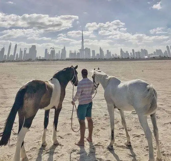 Una imagen del Skyline de Dubai. 