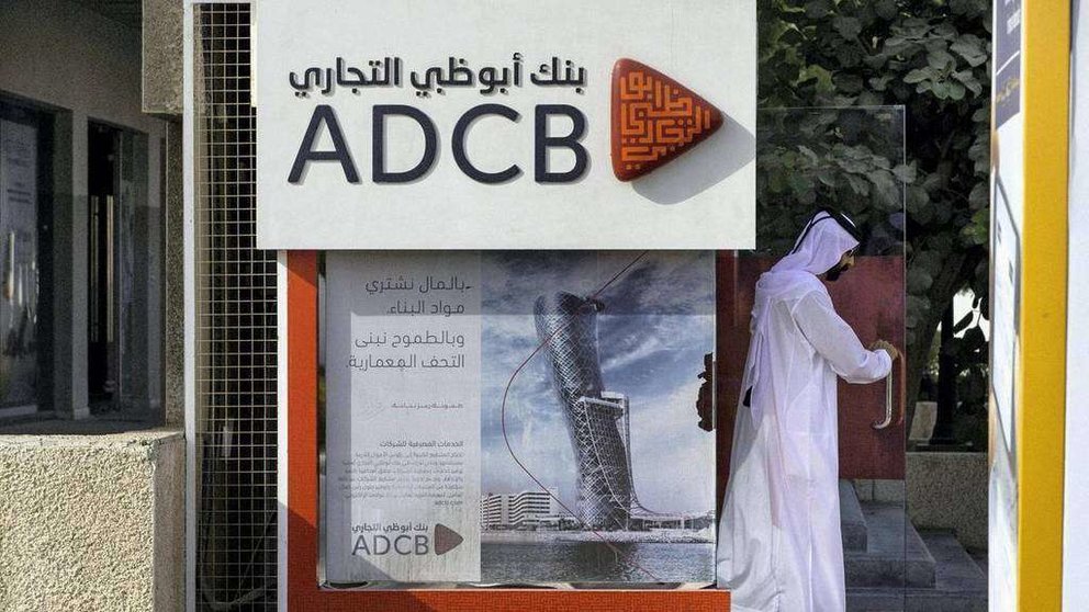 En la imagen de Bloomberg, una sucursal del Abu Dhabi Commercial Bank.