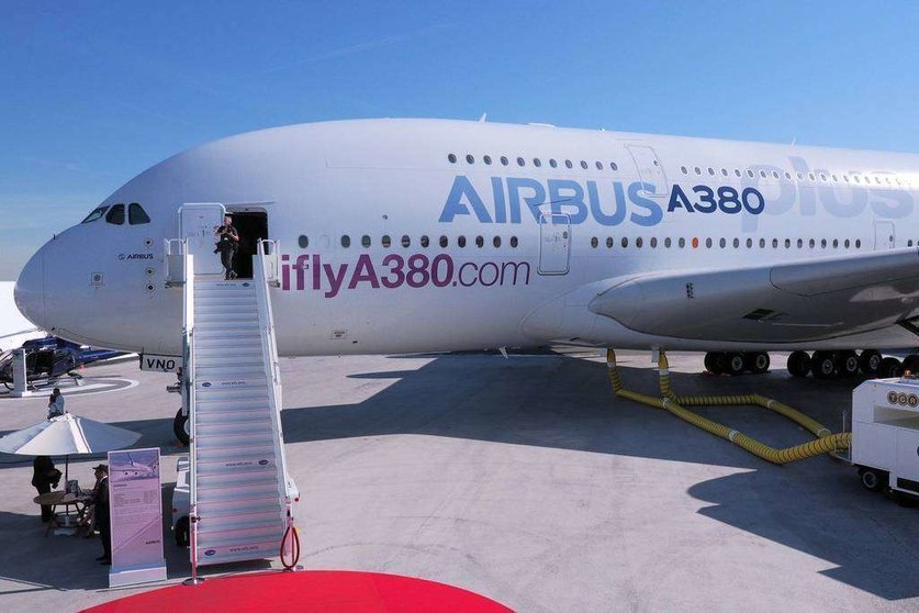 Un Airbus A380 alquilado.