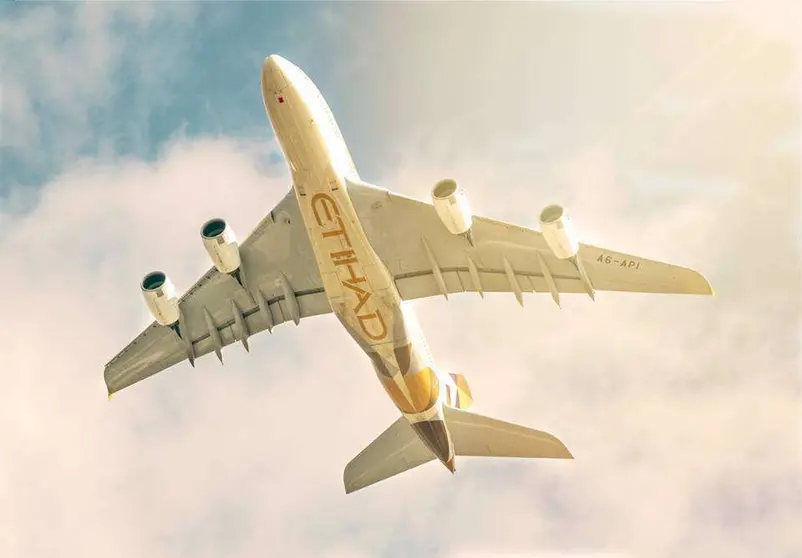 Un avión Etihad Airways.