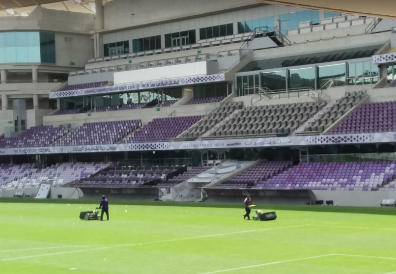 Una imagen del estadio Hazza Bin Zayed en Al Ain. (EL CORREO)