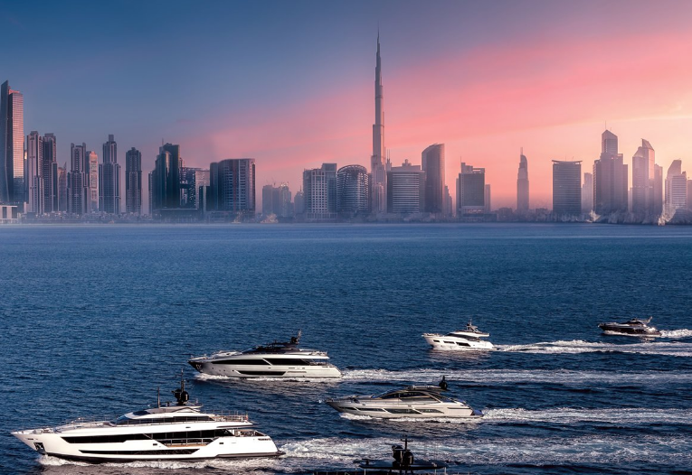 Una imagen del centro de Dubai.