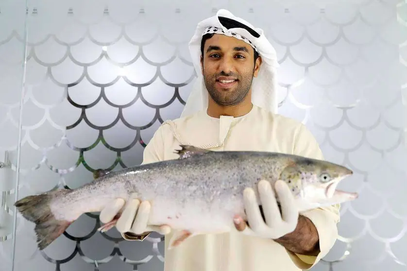 Bader Bin Mubarak, director ejecutivo de Fish Farm. (The National)