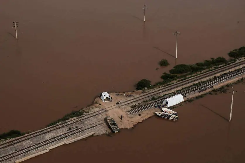 Inundaciones en Irán.