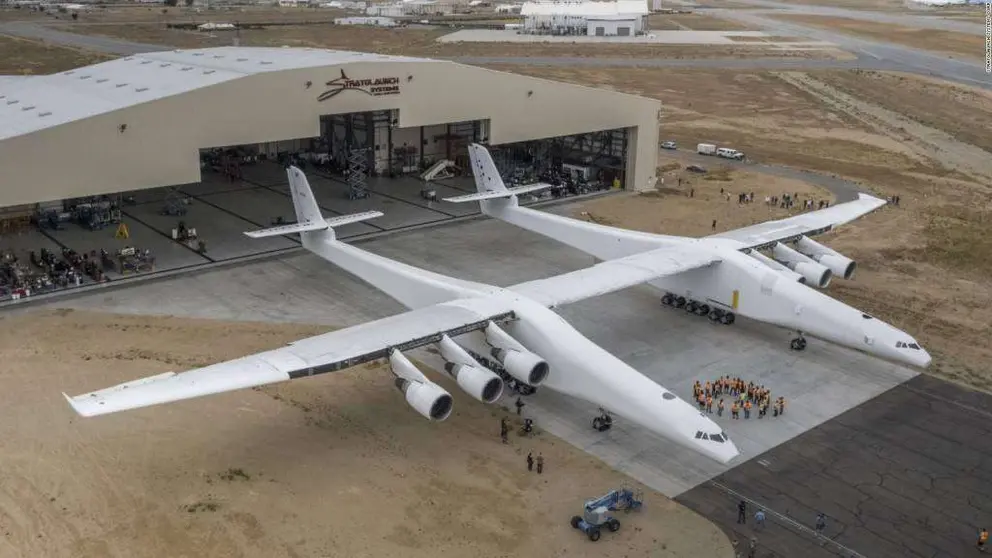 La aeronave Stratolaunch Systems.