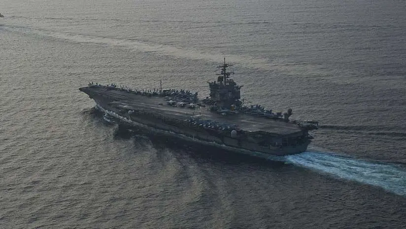 El portaviones USS Dwight D. Eisenhower. 