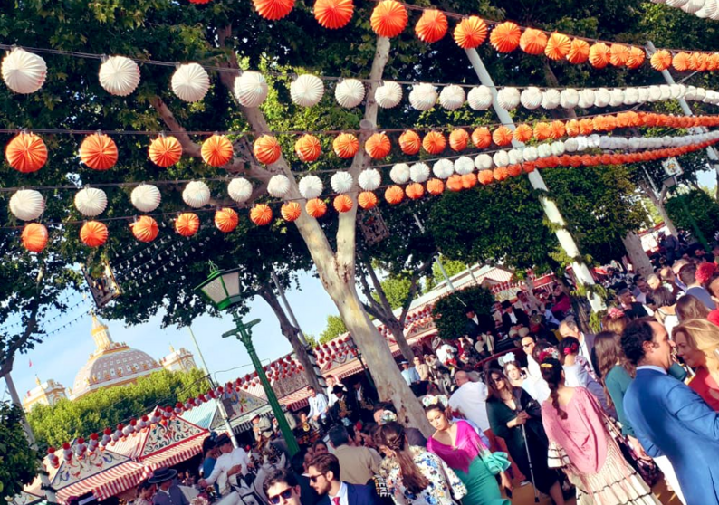 Una imagen de la Feria de Sevilla 2019.