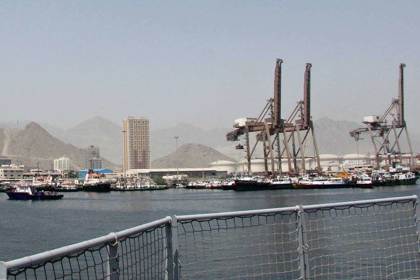 El puerto de Fujairah. (EL CORREO)