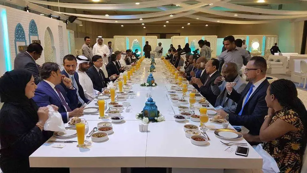 Un momento del Iftar de RAK Chamber, desarrollado en Al Hamra. (Cedida)