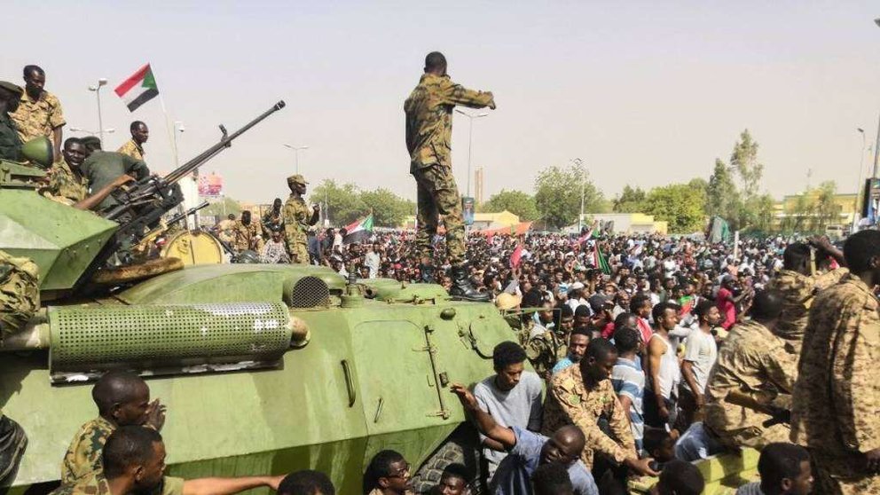 Una manifestación en Jartum, capital de Sudán.