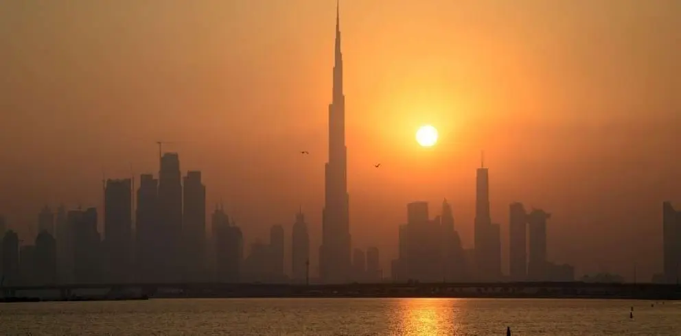 Atardecer en Dubai.