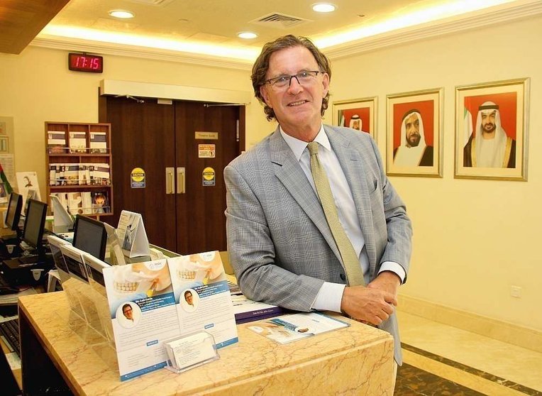 El doctor Luis Gavin,en Harley Street Hospital de Abu Dhabi. (EL CORREO)