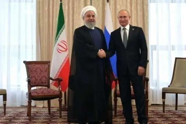 Los presidentes iraní, Hasán Rohani, y ruso, Vladimir Putin, se reúnen el pasado 14 de junio de 2019 en Bishkek, la capital de Kirguistán.