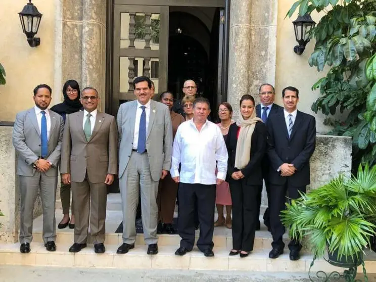 Participantes del encuentro de Aviación Civil en La Habana.