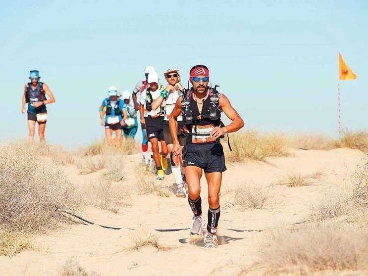Una imagen del ultramaratón de Dubai.