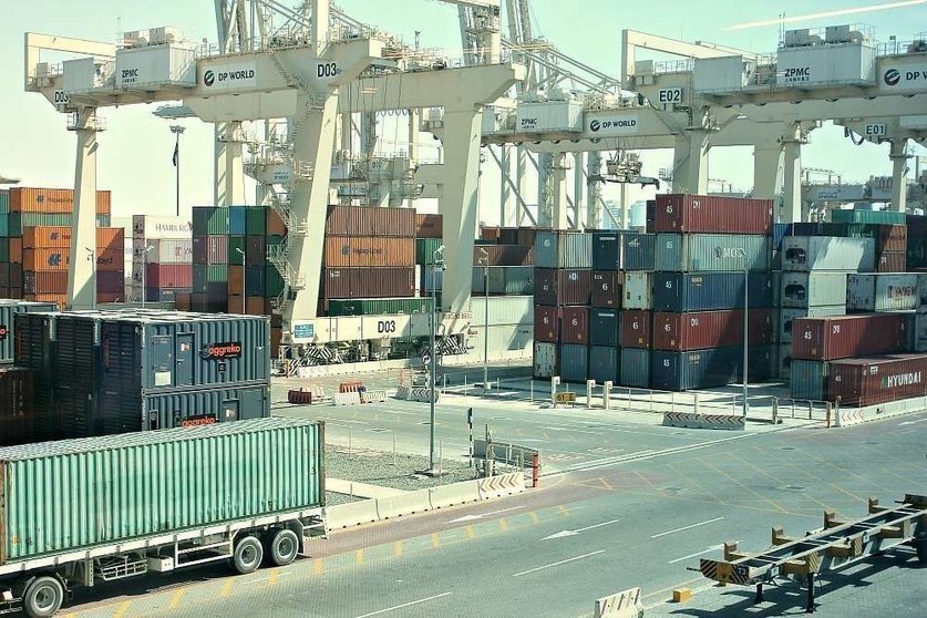 La terminal de Jebel Ali en Dubai ocupó el primer lugar en los puertos líderes del mundo por productividad en 2017. (EL CORREO)