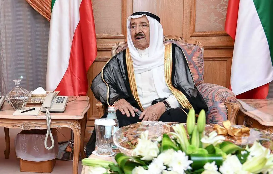 El jeque Sabah Al-Ahmad Al-Jaber Al-Sabah, emir de Kuwait. (WAM)