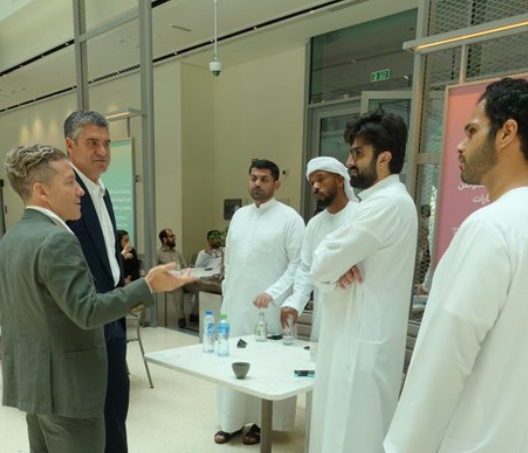 Un momento de la presentación del café de Panamá en Dubai. (Twitter)