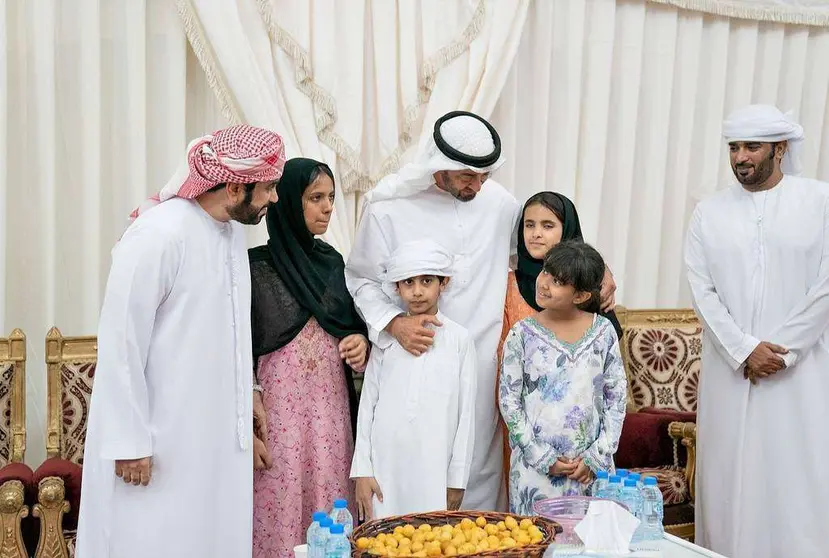 A modo ilustrativo, familia en Abu Dhabi (WAM)