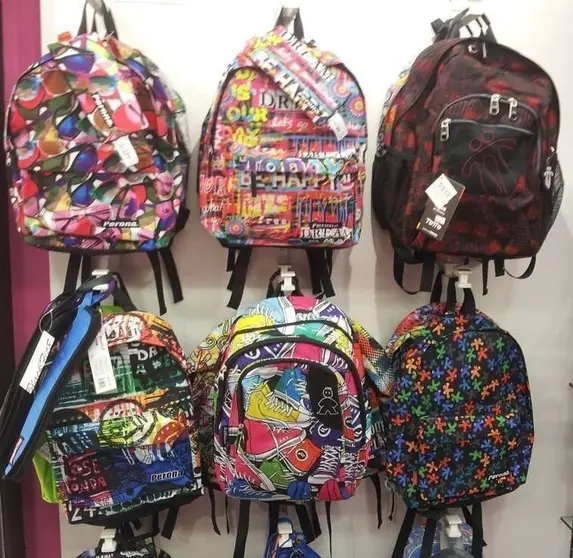 Mochilas escolares.