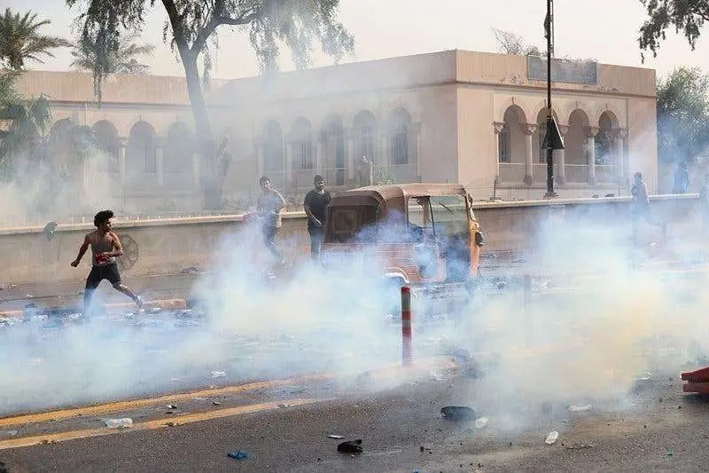 Manifestaciones y protestas en Irak.