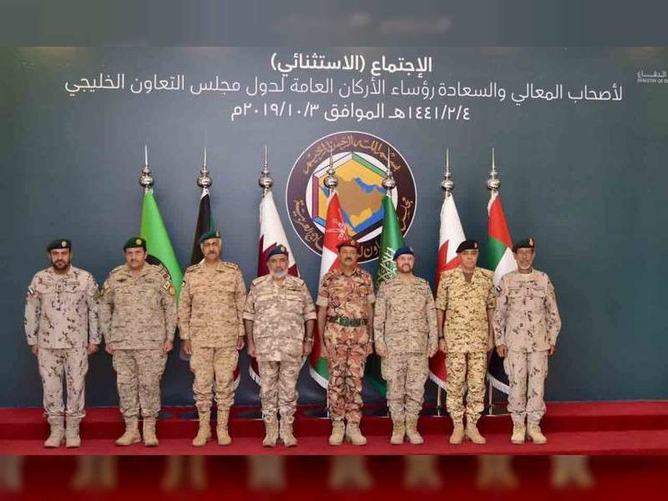 Jefes de Estado Mayor de los países del Consejo de Cooperación del Golfo. (WAM)