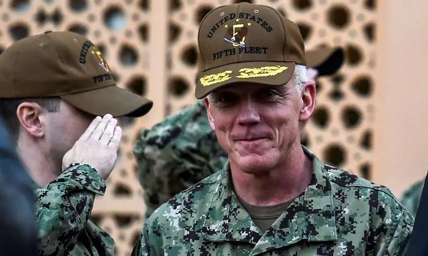 El vicealmirante James Malloy, comandante del Comando Central de las Fuerzas Navales de EEUU. (NAVCENT) 