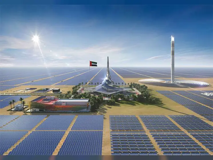 Parque solar de Dubai. (WAM)