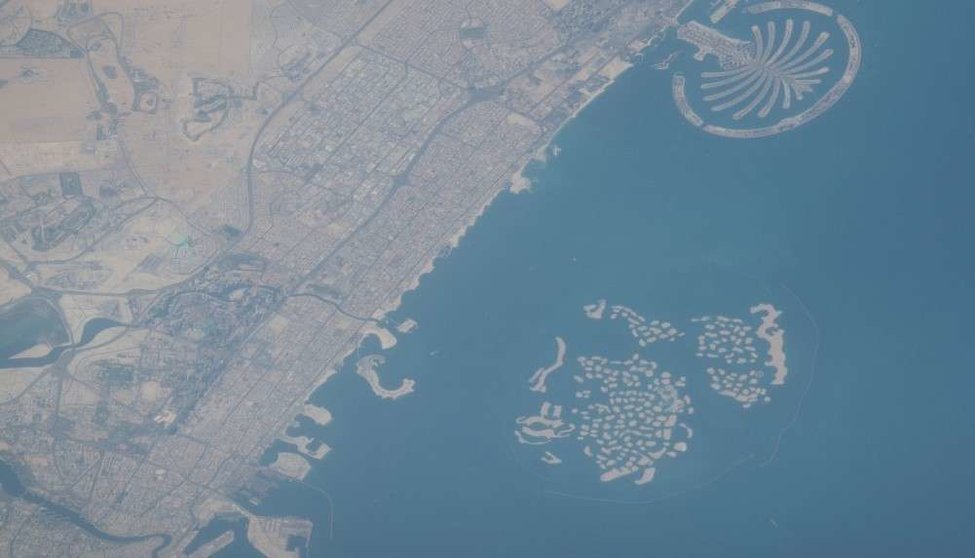 Dubai desde el espacio. (Twitter)