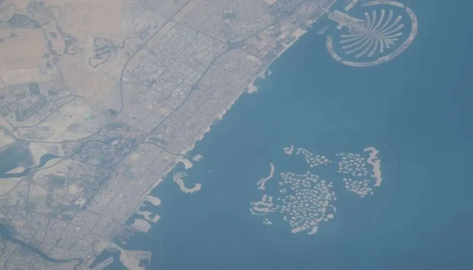 Dubai desde el espacio. (Twitter)