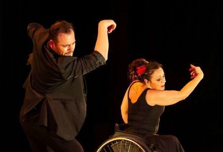 Actuación de la compañía de flamenco inclusivo de José Galán. (Cedida)