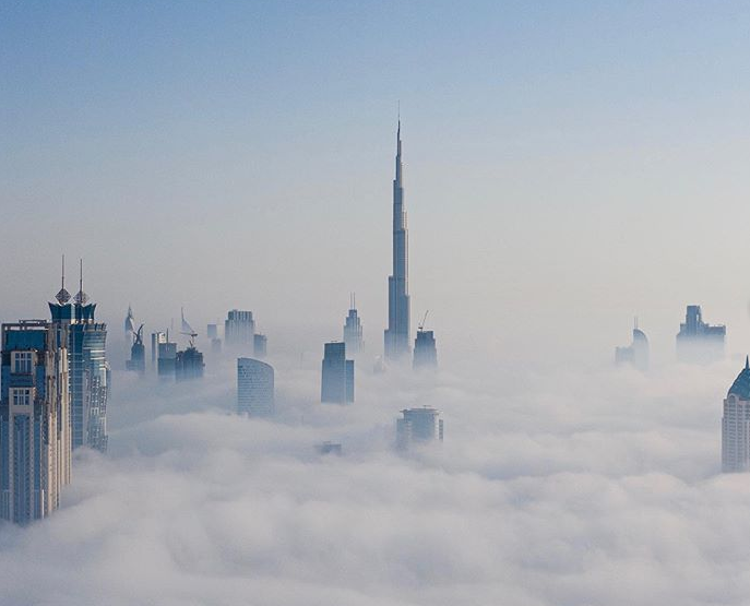 Espectacular imagen de Dubai tomada por el jeque Hamdan.