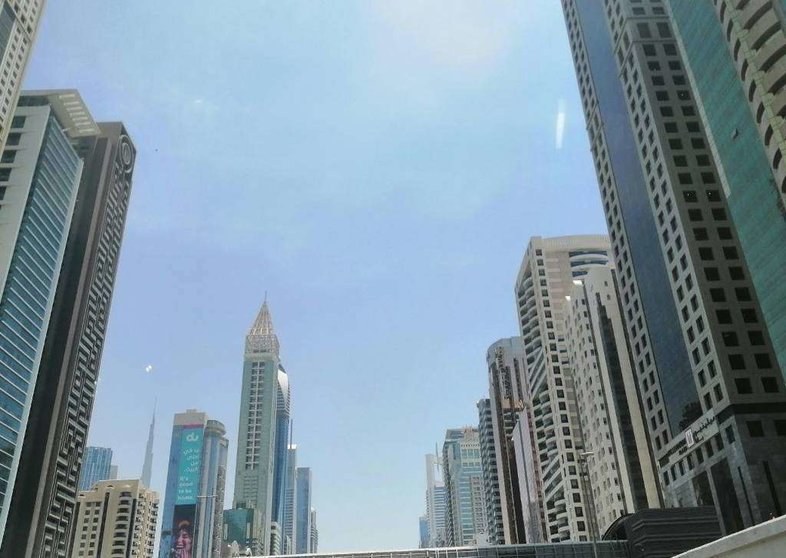 Edificios en Sheikh Zayed Road  de Dubai. (EL CORREO)