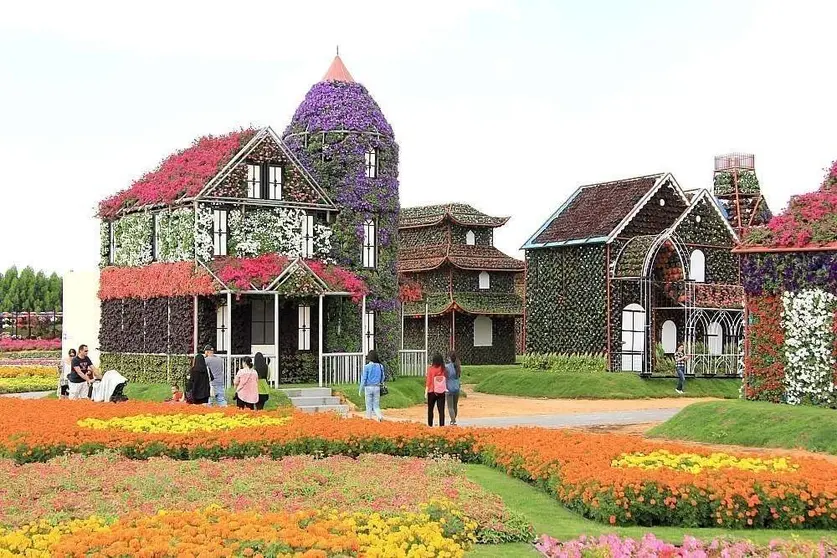 Una imagen de EL CORREO del Dubai Miracle Garden.